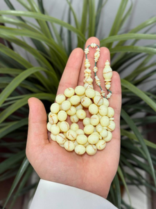 Tasbih islamique en résine époxy de qualité supérieure, perles de prière en cristal, chapelet musulman pour le Dhikr, design artisanal - Product Image 5