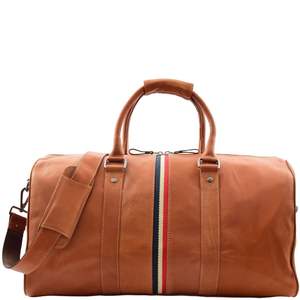 Nouveauté : Sac de voyage décontracté pour homme en cuir véritable, imperméable, sac de sport en cuir, en vente en ligne à bas prix - Product Image 4