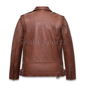 Leather Jacket Trendy Winter Wear Premium Quality Stylish Jacket for Modern Men Durable Genuine Leather Jackets - Product Image 2