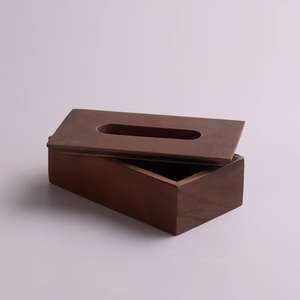 Caja de pañuelos de madera con logo impreso personalizado, de alta calidad y a la moda, artesanía natural, producto en oferta. - Product Image 6