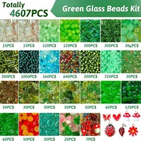 Kit de plantes à perles vertes de luxe SY Brand Suncatcher Aurora Plant, 4607 pièces, avec étiquette amusante pour maman, cadeau au crochet