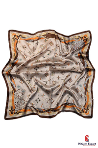 Premium Printed Short <b>Scarf</b> Fabric Custom Design White Label OEM ODM Textile Manufacturer Supplier Export Factory - Product Image 5