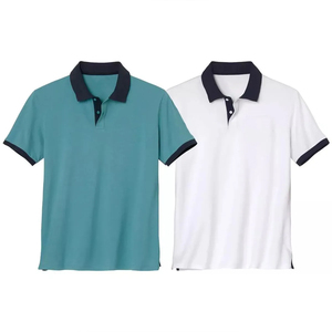 Camisetas polo de algodón para hombre, manga corta, tela transpirable, para ropa promocional corporativa, cadena de suministro. - Product Image 5