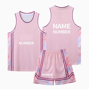 Factory Custom Fashion <b>Two</b>-<b>Piece</b> <b>Sets</b> Embroidered Breathable Sleeveless Basketball Uniforms Heavyweight <b>Mesh</b> Unisex Jersey - Product Image 2