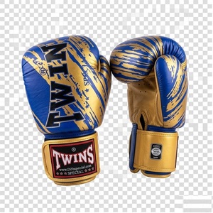Gants d'entraînement de boxe Muay Thai OEM personnalisés en cuir véritable avec fermeture auto-agrippante, légers et à absorption des chocs élevée pour - Product Image 1