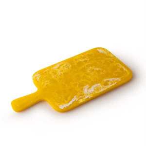 Tabla de cortar rectangular amarilla con mango, tabla de cortar para cocina, tablas Candice - Product Image 4