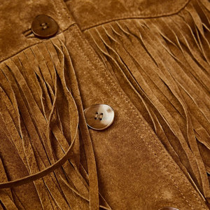Classic Design <b>Suede</b> Leather <b>Jacket</b> Everyday Outfit Wear <b>Suede</b> Leather <b>Jacket</b> Durable Fabric With Soft Comfortable - Product Image 5