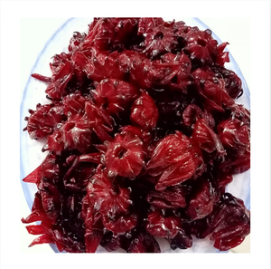 Capullos de Flor de Hibisco Secos de Grado Premium, Roseta Entera, Calizo Aromatizado, Hojas Sueltas para Té Herbal Saludable, Origen Vietnam, 24 Meses - Product Image 1