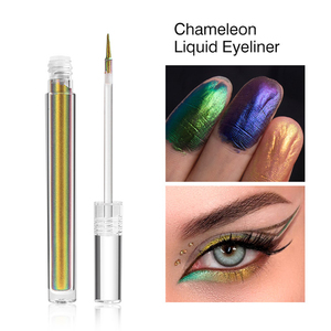 Eyeliner Liquide Minéral Caméléon Imperméable Multi-Chrome à Effet Changeant de Couleur pour un Maquillage de Festival Vibrant - Product Image 4