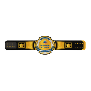 Cinturón de Campeón Personalizado de la División de Estados Adyacentes, Cinturón de Colección de Primera Calidad con Diseño Dorado - Product Image 1