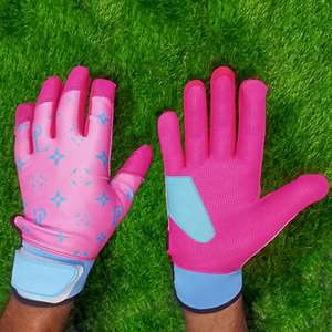 Guantes de Béisbol Personalizados Ligeros, Impermeables y Antideslizantes, de Cuero Genuino de Vaca Cabretta, para Softbol Profesional - Product Image 4