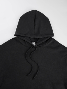 Pull à capuche d'hiver pour homme 100% coton, écologique, anti-boulochage, anti-rétrécissement, anti-plis, en tissu tricoté 250g, coupe classique - Product Image 5