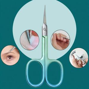 Ciseaux à cuticules professionnels en acier inoxydable et ciseaux de beauté, coupe-cuticules, coupe-ongles, lame incurvée pointue - Product Image 4