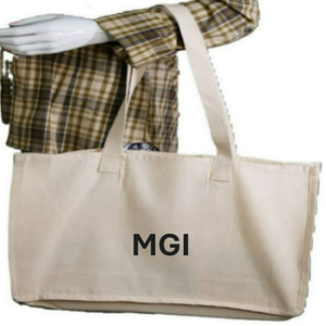 Eco-Friendly 100% Organic Calico Cotton Canvas Tote Bag Reusable Custom Logo Printed Grocery Shopping Bag Recycled Letter - Product Image 5