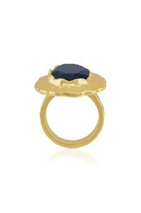 Anillo de Aleación Chapado en Oro para Mujer, Calidad de Exportación, con Gema Brillante, para Fiestas y Uso Diario, Disponible al Mejor Precio del Mercado - Product Image 3