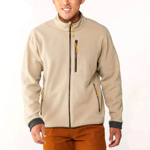 Nouvelle arrivée : veste en polaire écologique pour homme, séchage rapide, manches longues, avec poches avant, chaude, confortable, pour l'extérieur et le froid - Product Image 3