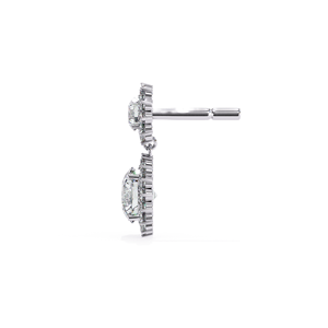 Boucles d'oreilles pendantes REYES en moissanite taille ronde 1,5 carat, certifiées GRA, en argent sterling 925, cadeau de mariage pour femme, en promotion - Product Image 3