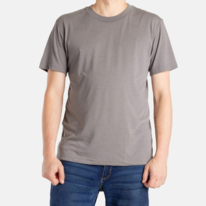 T-shirt col rond pour homme en coton 100% de haute qualité - Design uni, tee-shirt basique essentiel avec coupe classique pour les occasions décontractées, le travail et les loisirs - Product Image 2
