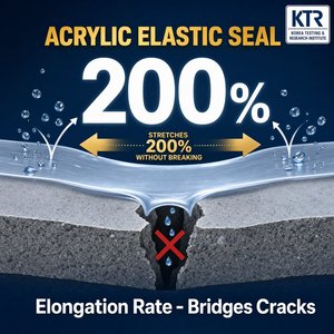 Peinture acrylique hydrofuge à base d'eau pour la réparation et la restauration du béton vieilli, anti-infiltration, pour murs et toitures (en vrac) - Product Image 4