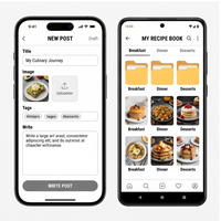 Aplicación RoyalCraft Enterprise Stock Hybrid para Creadores de Recetas de Comida, Blogueros Culinarios y Compartidores de Historias Culinarias para Linux/Android