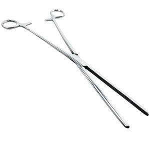 Pinzas Hemostáticas Manuales Extra Largas con Punta Recta para Uso Quirúrgico, Diseño de Mandíbula con Dientes Pequeños, Acero Inoxidable, Venta al por Mayor - Product Image 3
