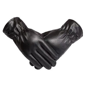Winter Thermal Plain Furry Lined <b>Touch</b> <b>Screen</b> Waterproof Warm Cycling Outdoor Mittens & <b>Gloves</b> for Men Women - Product Image 4