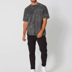 Camiseta de Hombre de Alta Calidad con Lavado Ácido, Estilo Hip Hop, Talla Grande, Nueva Colección, para Hombre - Product Image 6