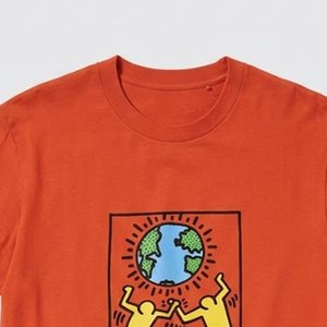 Nouveaux t-shirts pour hommes RTS High Demands, logo personnalisé imprimé, couleur orange, style streetwear, col rond, tissu respirant et confortable. - Product Image 5
