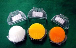 DANKING DK-765T Conditionneur de fil de cire d'abeille 10g, boîte de cire de revêtement blanc et orange pour la couture et le tricot - Product Image 2