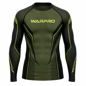 Camiseta de Compresión de Manga Larga para Hombre OEM, Absorbe la Humedad, Secado Rápido, para Gimnasio, Fitness, Entrenamiento Deportivo, Ropa Deportiva Personalizada - Product Image 1