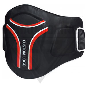 Protector de Vientre de Cuero para Boxeo, Hecho a Medida, de Alta Calidad, OEM, del Mejor Proveedor, con Soporte para la Cintura y Muñequeras - Product Image 3