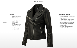 Chaqueta de cuero moderna para mujer con forma refinada, cómoda de usar, material suave y un aspecto exterior elegante, genuina, al mejor precio. - Product Image 4
