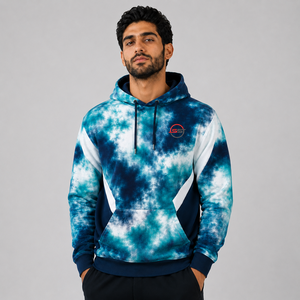 Best Quality Men Tie Dye <b>Hoodie</b> Custom Logo <b>Soft</b> Cotton Fleece Pullover Casual Streetwear Fashion Tie Dye <b>Hoodie</b> for Men - Product Image 1