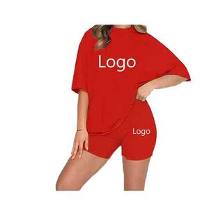 Camiseta con estampado personalizado por transferencia térmica para mujer, camiseta ajustada con cuello redondo a la moda para mujer, top informal de algodón suave para el día a día - Product Image 2