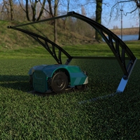 Abri de jardin en polycarbonate pour tondeuse robotisée, résistant aux UV, protection contre la pluie