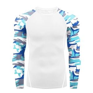 Rashguard pour hommes fabriqué directement en usine, nouveau design, maillot de compression pour adultes à manches longues, anti-UV - Product Image 4