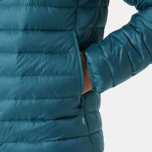 Veste d'hiver rembourrée en duvet de canard bleu pour homme, légère, chaude, en nylon, à capuche, avec logo personnalisé, veste d'extérieur - Product Image 5