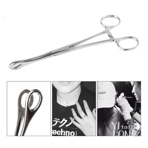 HERMANN MEDITECH <b>Sponge</b> Holding Forceps 17-142-280 Professional Manual Ring <b>Handle</b> Design Stainless Steel Reusable High - Product Image 3