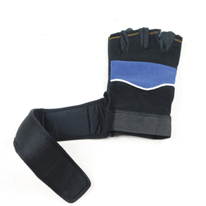 <b>Half</b> Finger Gym Fitness Gloves Black Red Unisex Workout Gear Hook And Loop Closure Breathable Non <b>Slip</b> - Product Image 6