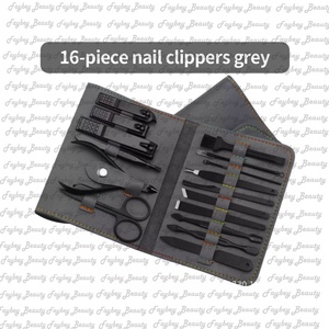 Nhà Máy Thiết Kế Mới Tím 18 Pcs Làm Móng Tay & Móng Chân Bộ Dụng Cụ Chăm Sóc Cá Nhân Nail <span class=keywords><strong>Kit</strong></span> Chải Chuốt Làm Móng Thiết Lập Vẻ Đẹp Cô Gái Thiết Lập - Product Image 4