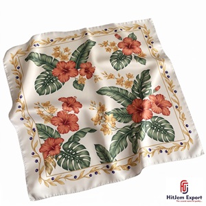 Écharpes carrées personnalisées légères, accessoires de mode haut de gamme, fabricant OEM ODM, produits textiles personnalisés de Maurice, approvisionnement en gros - Product Image 2