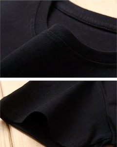 Camiseta de Hombre de Poliéster/Algodón Grueso, Negra, con Gráfico de Palmera al Atardecer, Corte Regular, Transpirable, Informal, para Verano - Product Image 6