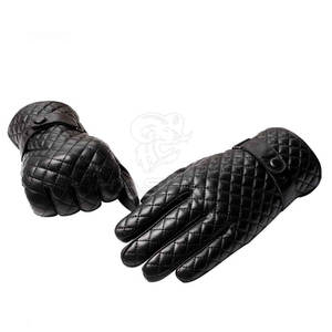 Guantes de cuero genuino de moda, diseño duradero, cálidos y flexibles, para uso informal de negocios, viajes y temporada fría - Product Image 5