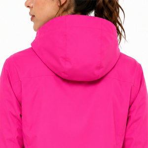 Chaqueta Softshell Ligera con Capucha y Cremallera Completa para Mujer, Moderna, Impermeable, para Actividades al Aire Libre, con Logotipo Estampado, Corte Regular - Product Image 5