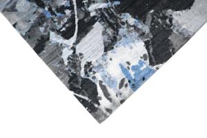 Tapis indo-népalais en laine de qualité supérieure et en soie véritable |   Tissage de qualité supérieure 10/36 |   Tapis de sol élégant fait main |   Fabriqué à la main en Inde - Product Image 2