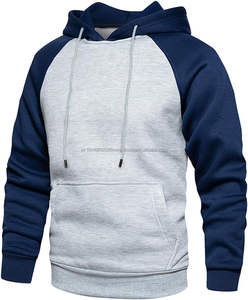 Sudadera Extra Grande de Estilo Casual, 100% Algodón, Diseño Otoñal en Relieve, Lavada, Patrón Sólido, Bolsillo Canguro, Servicio OEM - Product Image 3