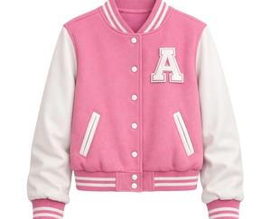 Veste courte pour femme, style varsity, décontractée, mode streetwear, fermeture à boutons, vêtement d'extérieur - Product Image 3