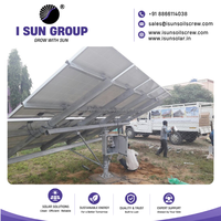 Système de montage de pompe à eau solaire pour l'irrigation des fermes agricoles, structure de support au sol pour panneaux solaires