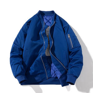 Blouson Bomber Homme Vert Olive Écologique Mego Industry Style Hip-Hop avec Fermeture Éclair Coupe-Vent Décontracté pour l'Automne - Product Image 6