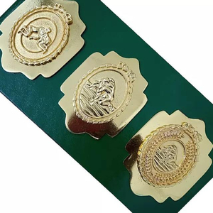 Muzamin Apparel World Heavy Weight Championship Leather Wrestling Trophy Belt-Eco-Friendly Waterproof Customizable Packaging - Product Image 3